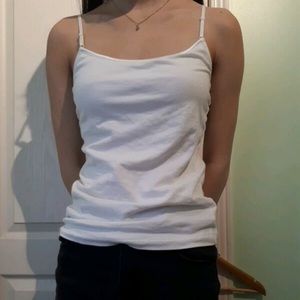 White basic cami